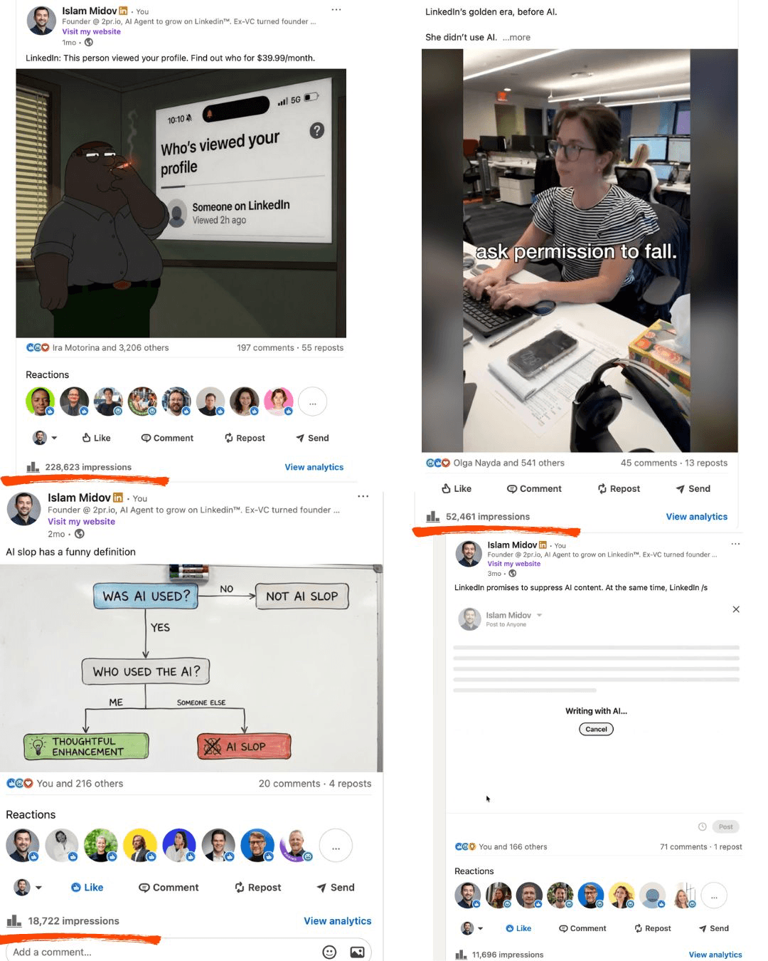 How to use humor and memes on LinkedIn as a marketing funnel